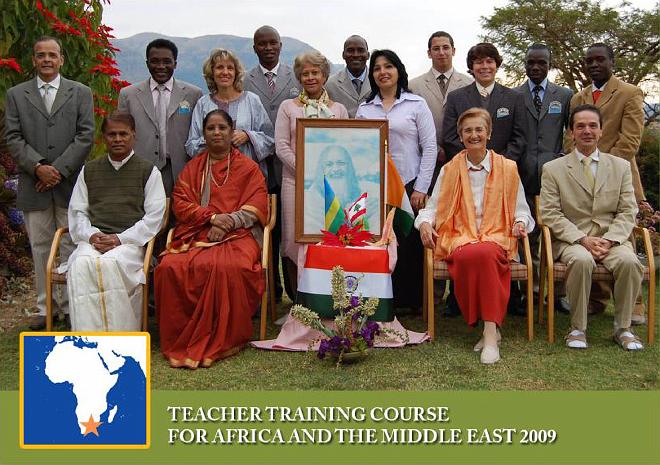 07_TTC_group2.jpg - Participants in the current Transcendental Meditation Programme Teacher Training Course in South Africa will graduate soon.