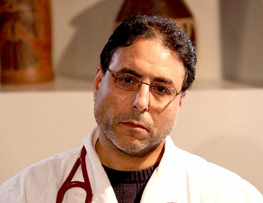 006_doctor.jpg - The physician who heads up the cardiac and diabetes departments at the Winnebago hospital who will be spearheading a large study on the effects of Transcendental Meditation on diabetes in the Ho-Chunk tribe of the Winnebago Native American Reservation in Nebraska.