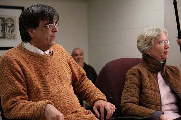 013A_teachers.jpg - Dr Jon Boncheff, and Dr Patricia Dunne, Teachers of Transcendental Meditation, who are leading the project for the Ho-Chunk tribe of the Winnebago Native American Reservation in Nebraska.