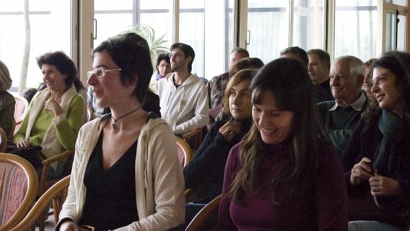 16.jpg - During the assembly, nine Directors of the Global Country of World Peace in Italy met together to discuss plans for raising the nation to invincibility. They are young and efficient leaders Dr Ubaldo said.