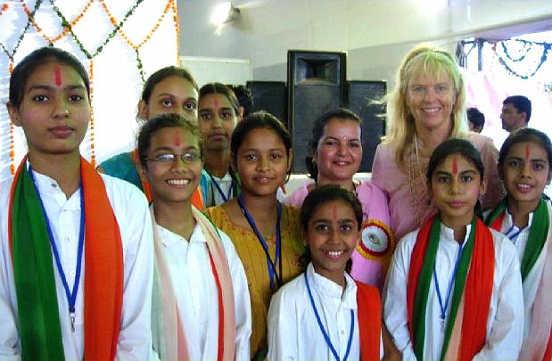 53.jpg - Students at the Maharishi Vidya Mandir National Cultural Meet in Maharishi Centre for Educational Excellence in Bhopal, India.