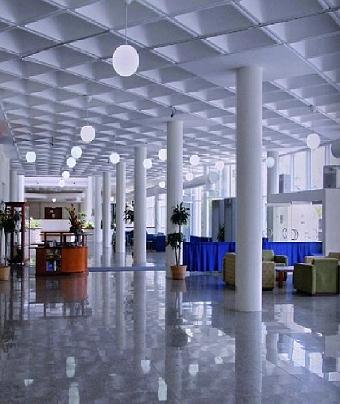 3.jpg - 10 September 2009The grand hall of the convention centre where dignitaries and officials such as the Ministers of Education and Agriculture attended presentations on Maharishi?s Programmes by the Global Country of World Peace.