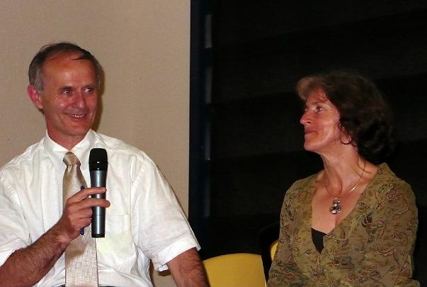 FM05.jpg - 7 May 2009  Dr Olivier Cure, Driector of Education for the Global Country of World Peace in France, with his wife Marie Francois has been developing a web site and contacting the leading educators in France towards a Consciousness-Based Education course offered in December of 2009.