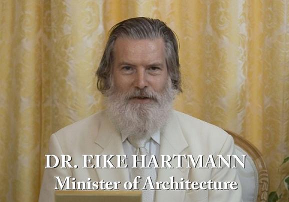 Slide02.jpg - Dr Eike Hartmann, Minister of Global Reconstruction for the Global Country of World Peace, is the developer of the beautiful Maharishi Vedic Architecture initiatives dedicated to honouring and celebrating the knowledge and programmes of Maharishi Mahesh Yogi.