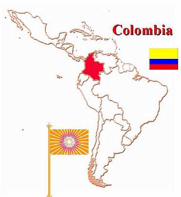 02-Colombia-flag.jpg - The Global Mother Divine Organization ladies of Colombia are ever grateful to Maharishi for the gift of the Mother?s Wing of the Movement and hope to quickly see its establishment in every city and town of Colombia, and throughout the whole world.