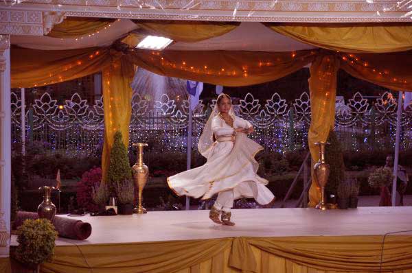 Dancer.jpg - Surili Vedika performed Kathak Dance on the first evening of the Maharishi Gandharva Veda Festival for World Peace.