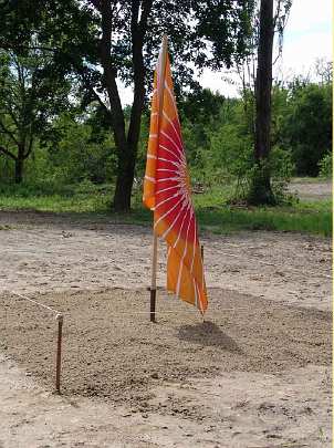 27_Hamsa_02.jpg - The Brahmasthan (auspicious central point) of the land in Hungary intended for the Ayur-Vedic College, Maharishi College of Perfect Health. The land, overlooking the beautiful Danube River, is reported to feel pure and peaceful.