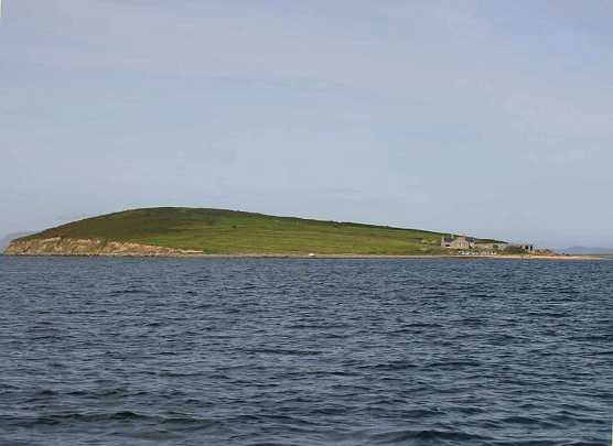 06-MIWP-from-water.jpg - View of the Maharishi Island of World Peace, Ireland. The recent visit of Dr Bevan Morris inspired renewed support for initiatives in Ireland including further development of the Maharishi Island of World Peace, on the west coast of the country.