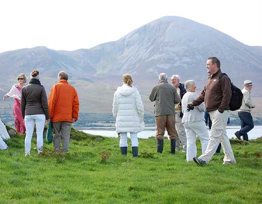 09-group-Crough-Patrick.jpg - Members of the Global Country of World Peace in Ireland enjoy the peace and beauty of the Island.