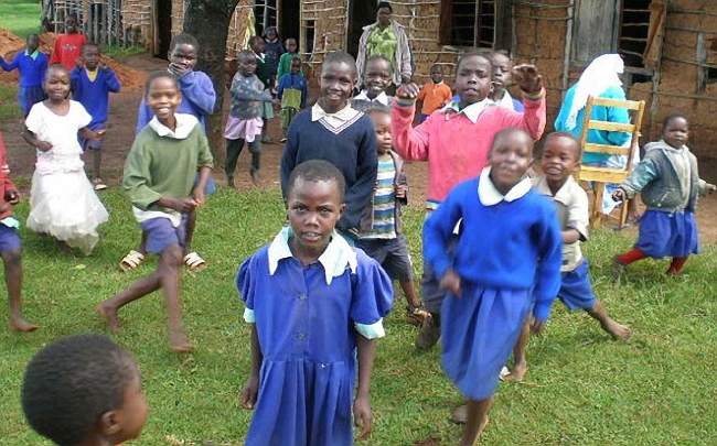 04_Kenya_09.jpg - Playground for younger children of Maharishi School in Kenya.