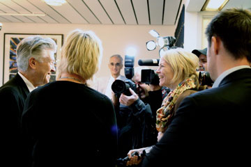 IMG_0436.jpg - 25 November 2010Following the meeting with the Minister of Education, Dr Lynch answered lively questions from curious and interested press.