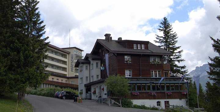59-Pratschli.jpg - Arosa, Switzerland: The Pratschli Hotel, where Maharishi would use the spacious ballroom to meet with administrators and advanced training courses.