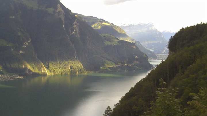 76-Terrace-Lake.jpg - 4 August 2010Celebrants enjoy the glorious views of Lake Lucerne or the Vierwaldwattersee, seen from all areas of Seelisberg.