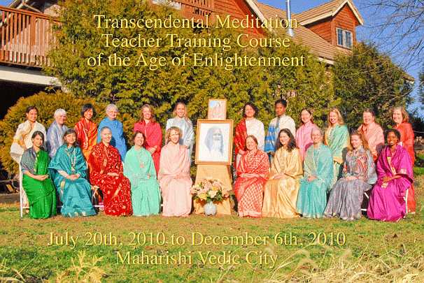 North-America-TTC-MVC-Jul-Dec10.jpg - Ladies�Teacher Training Course in Maharishi Vedic City, Iowa, USA.