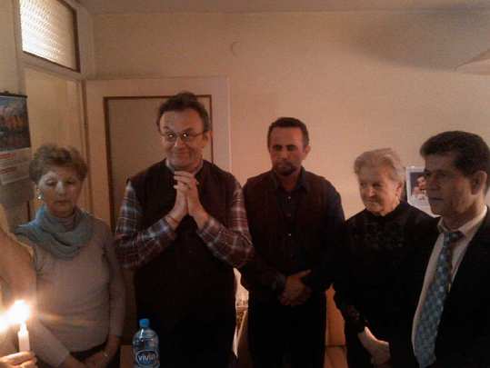 25-IMG105.jpg - Teachers of Transcendental Meditation celebrate with Raja Felix in Bosnia.
