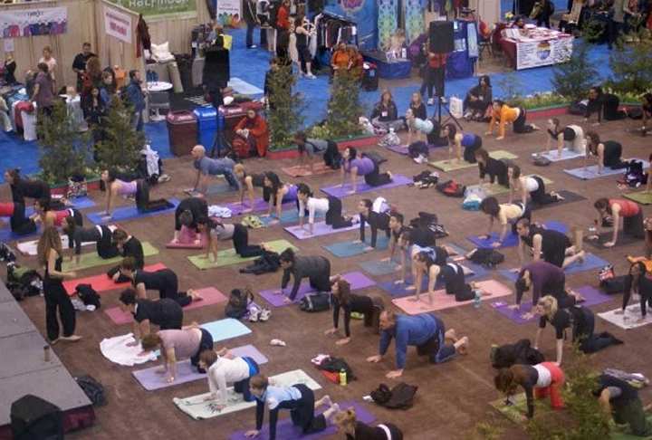 016-conference-floor.jpg - The Hatha Yoga community is well know and has risen from knowledge of the highly popular yoga postures and exercises. Teachers of Transcendental Meditation in many countries find Hatha Yoga practitioners to be very receptive to adding meditation to their daily routine.