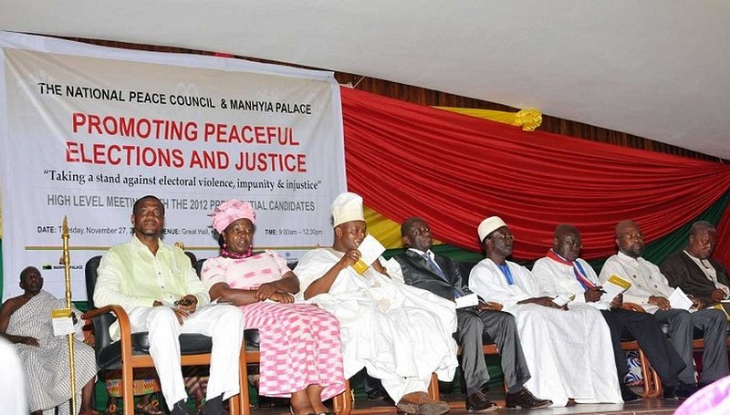 19-Ghana.jpg - Under the direction of Dr Kwesi Orgle National Yagyas for peace and harmony were performed during Ghana?s election cycle. During that time all 8 presidential candidates signed an agreement to maintain law and order during the election.