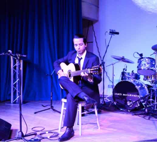 28-DLF1.jpg - Spanish guitarist Maverick, another great supporter of DLF projects performed at the benefit.