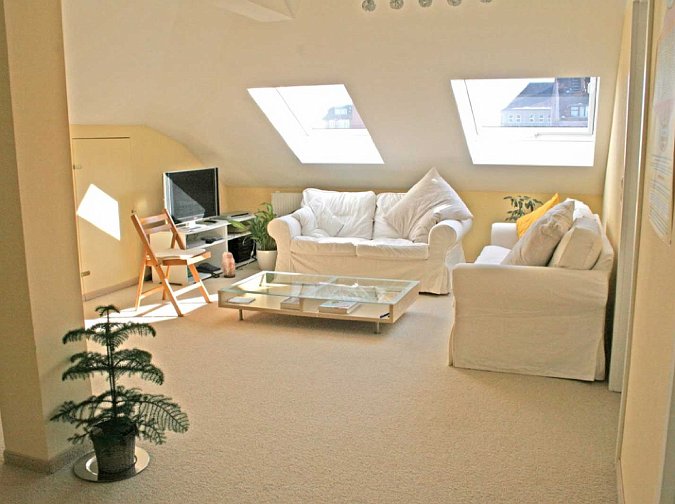 Slide24.jpg - To maximize the use of space building designers included top floor dormers, turning areas that would otherwise have been unused into sitting rooms and bedrooms.