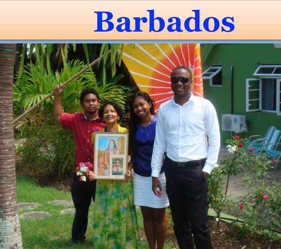 Barbados.jpg - Barbadoes: National leaders sent best wishes for the fulfilment of Maharishi's plans, and raised the Flag of Invincibility prior to the evening celebration of Victory Day.