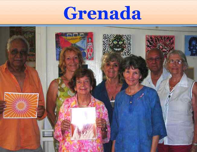 Grenada.jpg - Grenada: Victory Day celebrants after raisinig the flag of the Global Country of World Peace.