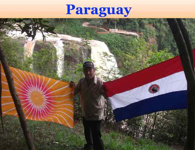 Paraguay1.jpg - Paraguay: Victory Day is celebrated by Nicholas Garcete at Maharishi Nature Reserve.
