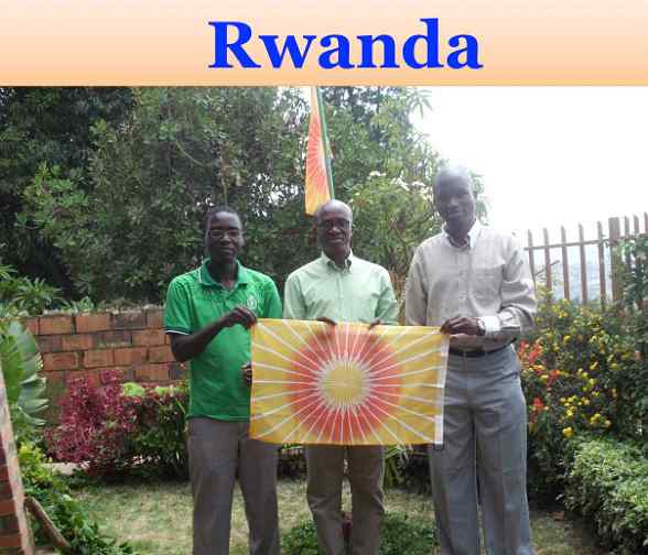 Rwanda.jpg - Rwanda: The Flag of Invincibility was upheld by local leaders.