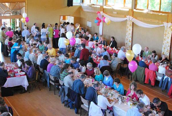 07-Banquet.jpg - A memorable banquet celebrating the 30th anniversay of Maharishi European Sidhalandin Skelmersdale, Lancashire, UK. .