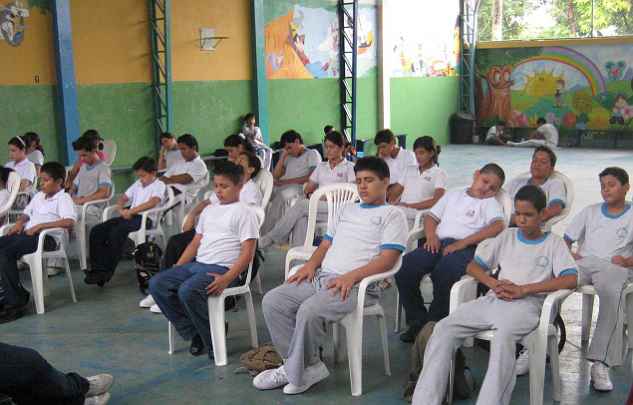 06-Ecuador.jpg - Group pracitce of the Transcendental Meditation Programme.