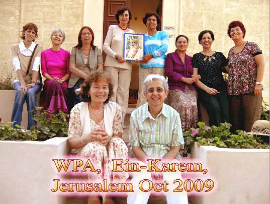 16_Israel_01.jpg - Global Mother Divine in Israel progressed through its second year with Dorit Goldschmidt as the National Director on left, next to Lydia Cohen, also a Teacher of Transcendental Meditation.