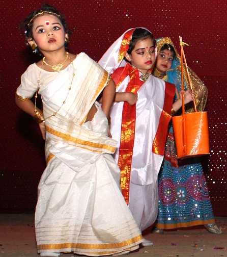 India_35.jpg - 3 July 2012 reportKolkata: A play by younger students during the annual class presentations.