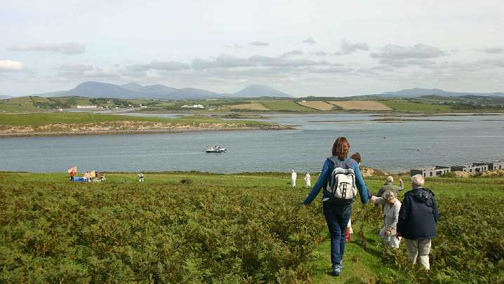 22b-view-to-NE.jpg - View from the North East. The Island of World Peace 'is like gold to Ireland', Dr Hayden said. It will be a 'Heaven on Earth' from where all the programmes of Maharishi Mahesh Yogi will be offered.