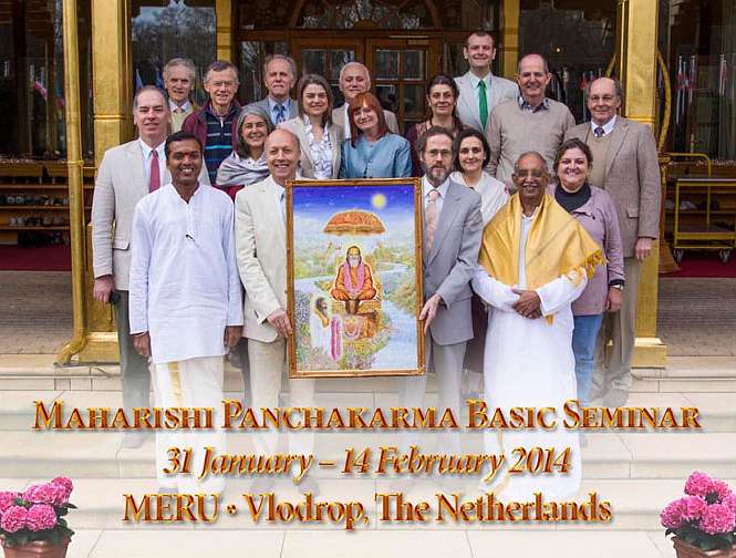 001PK-BasicSeminarJanFeb-2014.jpg - The basic principles of Maharishi Ayurvedic approach to health were taught to physicians interested in expanding their practices with Ayurvedic treatments. Emphasis in the course was given to Panchakarma: ancient, purification procedures given in a specific sequence.