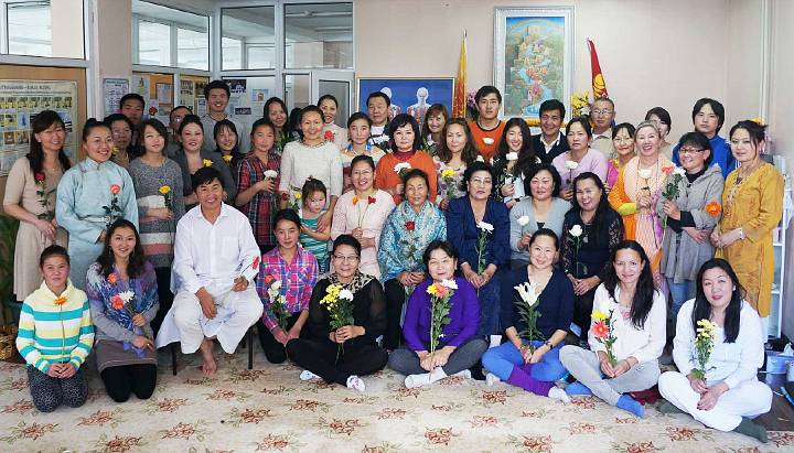 10_Mongolia.jpg - Close to 300 Mongolian practitioners of Transcendental Meditation learning advanced programmes from Vedic Experts in the year ending July of 2013