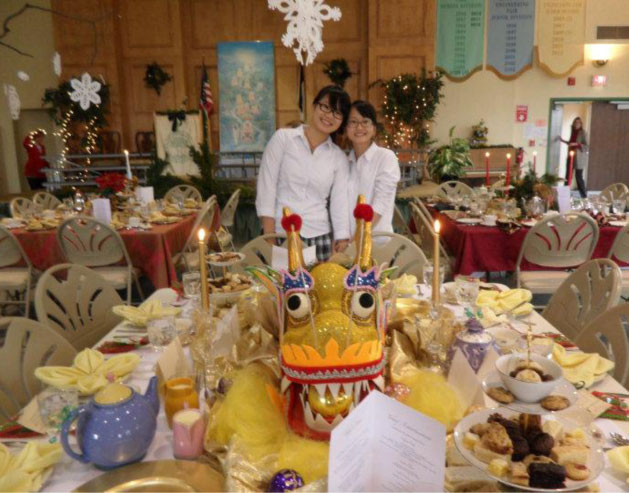 MSAEdining.jpg - An example of project-based learning and multi-cultural programmes where students are encouraged to celebrate their national holidays, like the Chinese New Year.