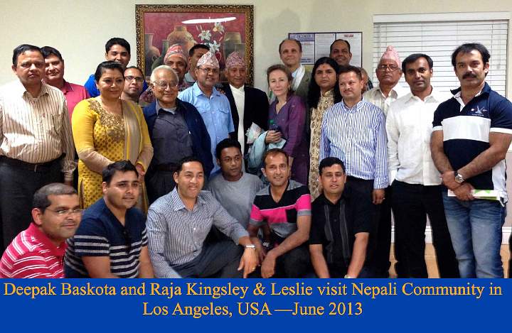 038.jpg - 29 July 2013A delegation from Nepal Maharishi Vedic Foundation, Nepal's organization offering the Transcendental Meditation technique and related educational programmes of Maharishi Mahesh Yogi, recently paid a visit to the United States.
