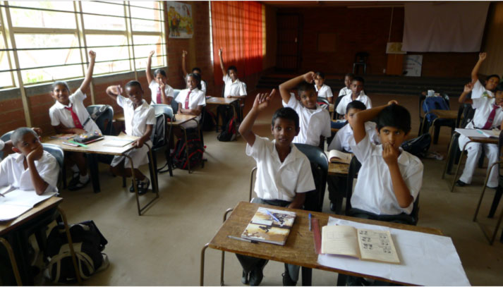 Durban9.jpg - At this South African primary school, where a large number of students are practising Transcendental Meditation, teachers noticed a dramatic increase in class participation. After learning TM the children wanted to know why they had not been taught earlier.