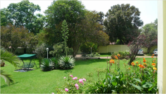 J'burg01.jpg - The gardens at the national centre in Johannesburg were very lush and beautiful at the time of Dr Morris?s visit.