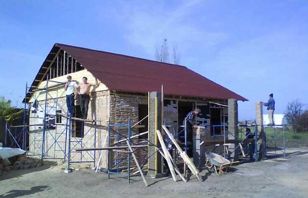 Slide17.jpg - Progress after one week of construction.