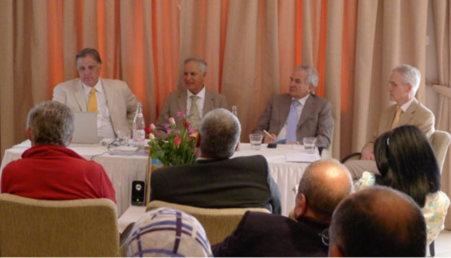 029s.jpg - Dr Morris held an uplifting organizational meeting in Tunis attended by practitioners of Transcendental Meditation from both Tunisia and Algeria.