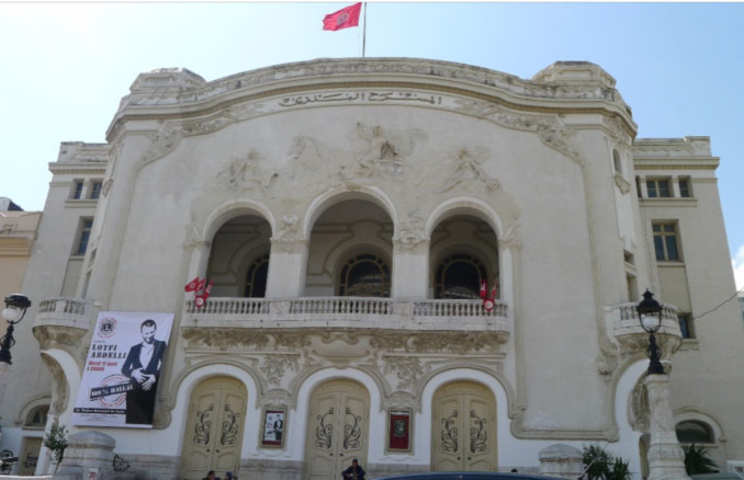 038s.jpg - The details of craftsmanship in the Municipal Theatre of Tunis are a sight to behold.