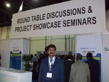 Round-table-Energy-conf.jpg - 22 January 2010Dr Kumar's presentations explained Maharishi's programmes as 'The Ultimate Sustainable Energy Solution?Tapping Human Consciousness'.