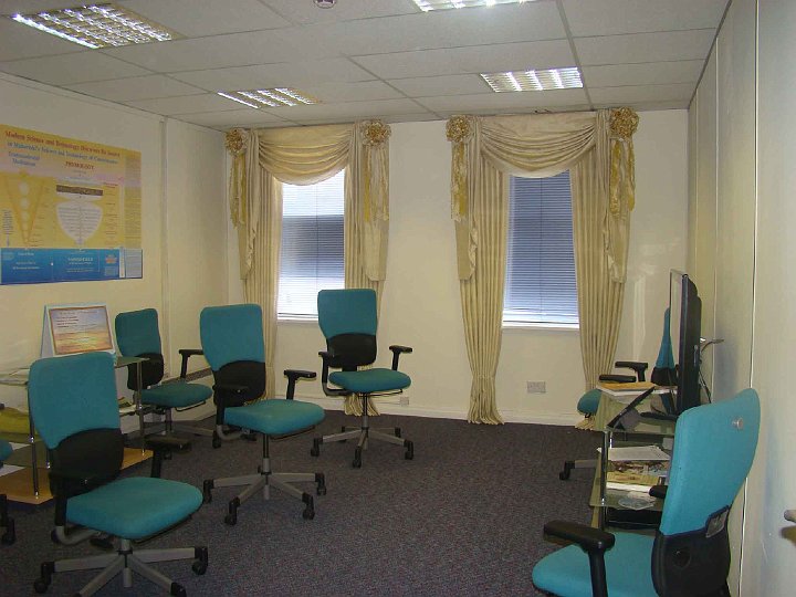 47-Jersey.jpg - In the new centre for Transcendental Meditation in Jersey, there is daily group practise of TM, well attended advanced lectures, and several individuals learning the practice every month.